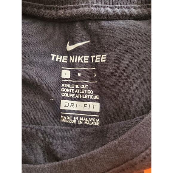 The Nike Tee Men's Large Dri-Fit Basketball Net Hoop Short Sleeve - Picture 3 of 5